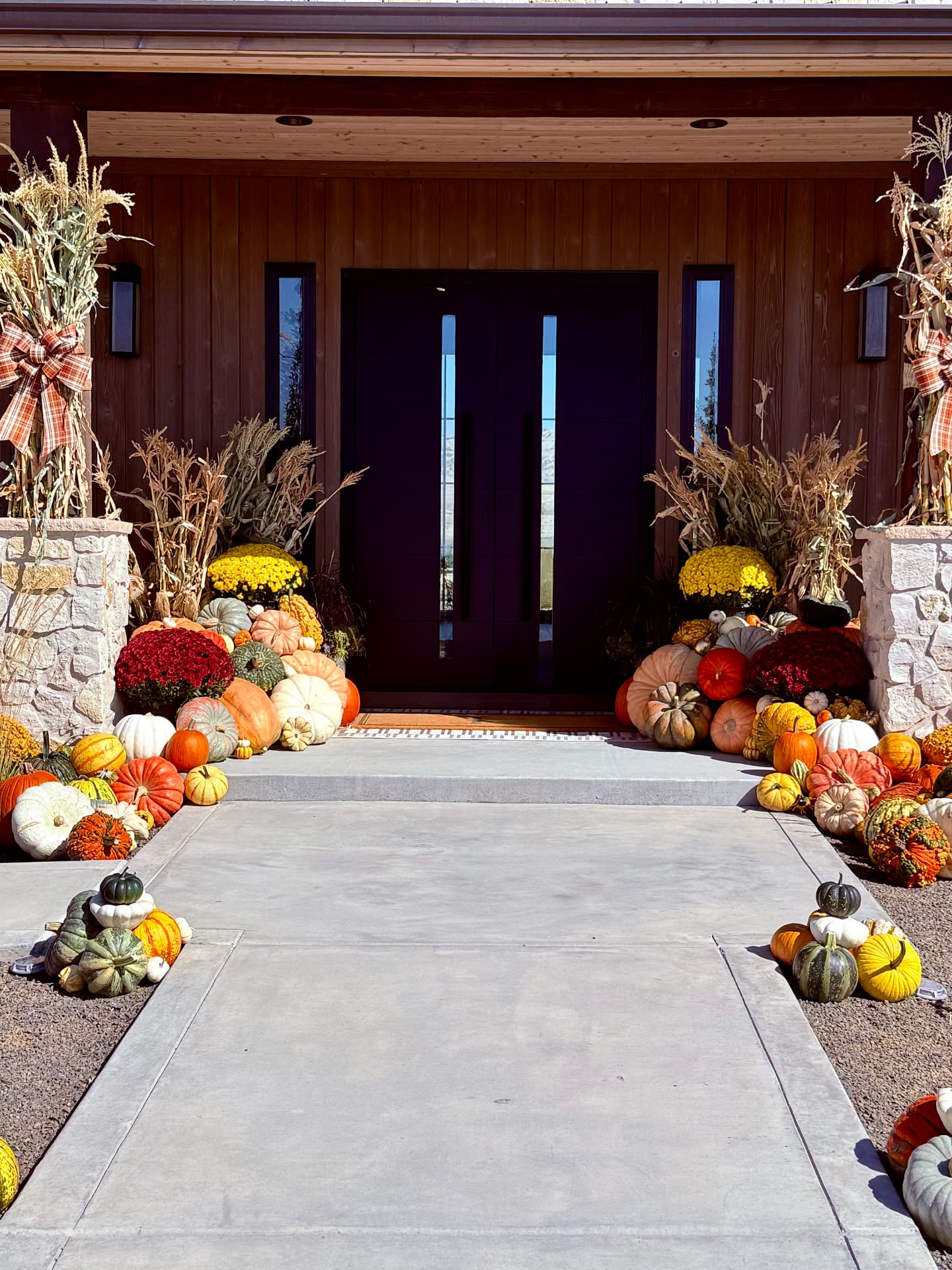 Eagle Estate pumpkin installation in Eagle, Idaho